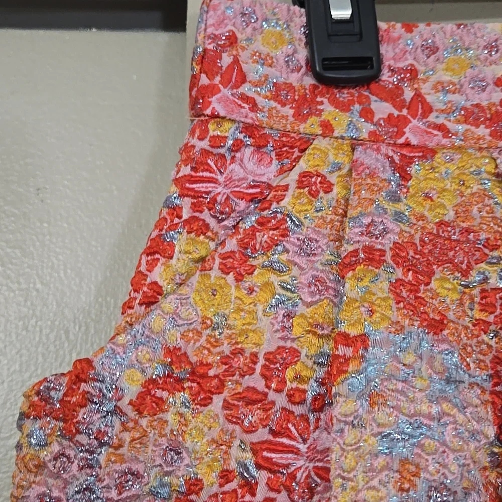 Lulus Multicolor Floral Midi Skirt Size XL - Picture 3 of 7